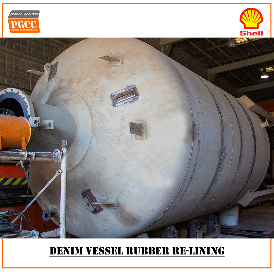 Qatar Shell – Rubber re-lining for denim vessel